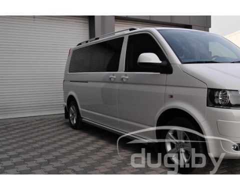 Защита порогов подножки KURE для Volkswagen Multivan T6